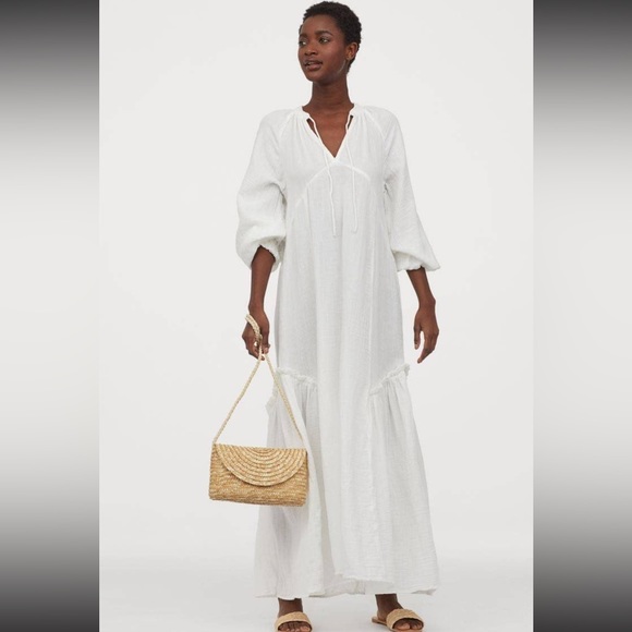 H&M gauze v neck dress - Picture 4 of 4